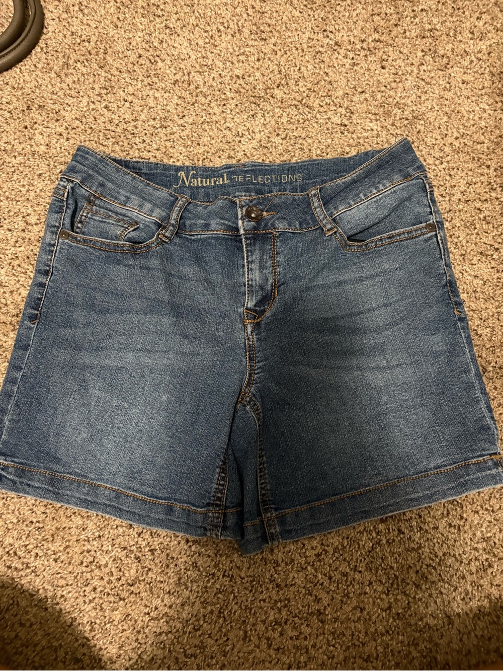 Natural Reflections Classic Blue Denim Women's Jean Shorts
